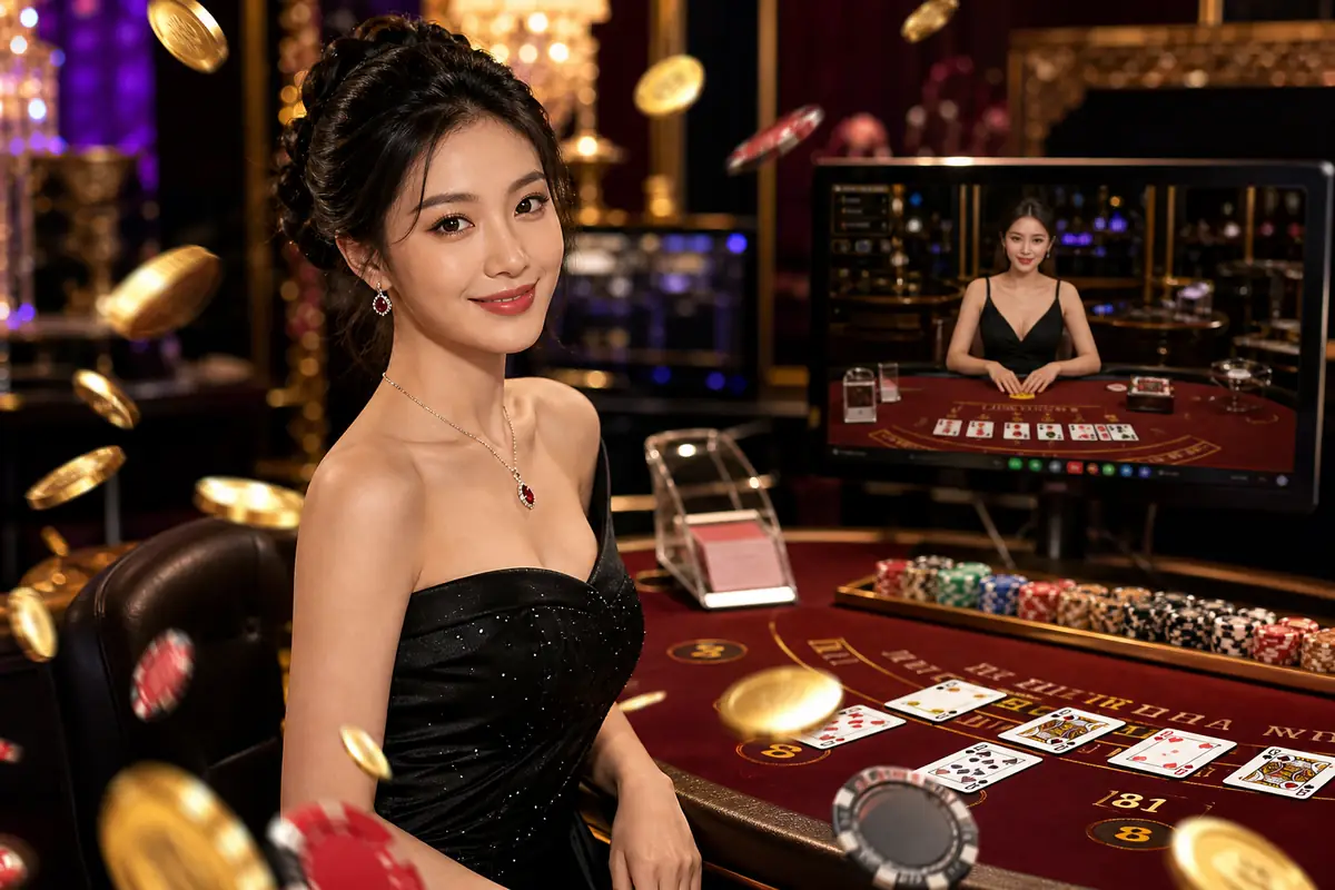 cuci8 live casino baccarat roulette dealer langsung